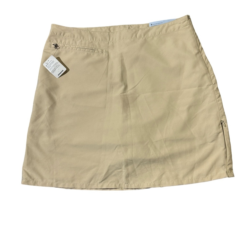 NEW Patagonia women’s 6 beige solid Duway performance outdoor skirt NWT